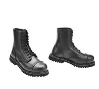 BRANDIT Phantom 10 Eyelet Boots - Stivali Militari Anfibi Unisex - Nero