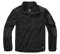 Brandit Pile Troyer Ripstop mezza zip Nero Uomo 4XL