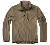 Brandit Fleece Troyer Ripstop, Maglione 5XL male Oliva