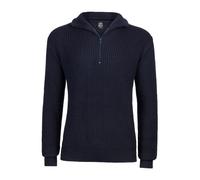 Brandit Marine Pullover Troyer, Uomo, navy, 4XL 62
