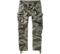 Brandit Pure Slim Fit Pantaloni, oliva, Taglia XL