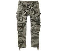 Brandit Pure Slim Fit Pantaloni Uomo Vintage Cargo Army Stretto S-5XL