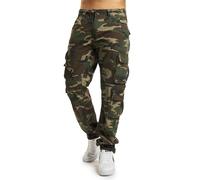 Brandit Pure Slim Fit, pantaloni cargo XL male Woodland