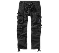 Brandit Pure Vestibilità Slim Pantaloni Carichi Tattico Uomini Escursioni Nero