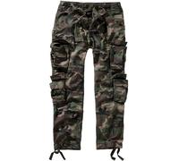 Brandit Pure Vestibilità Slim Pantaloni Carichi Uomini Escursioni Woodland Camo