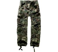 Brandit Pure Vintage Pants, Color: woodland, Size: S