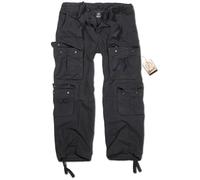 Brandit Pantaloni Pure Vintage Uomo Nero Taglia 7XL