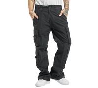 Brandit Pure Vintage Pantaloni, nero-grigio, taglia 3XL per maschi