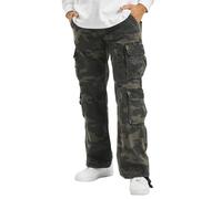 Brandit Pantaloni Pure Vintage in camoscio scuro 7XL Camouflage