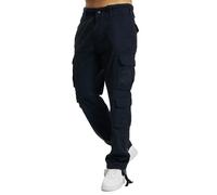 Brandit Pantaloni cargo Pure Slim Fit Uomo Blu scuro 3XL