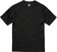 Brandit Quick Dry Maglietta a maniche corte, nero, Taglia 5XL