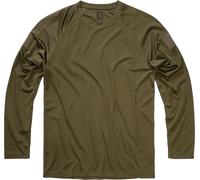 Brandit Quick Dry Maniche lunghe, oliva, Taglia S