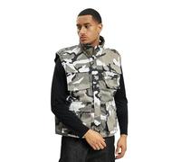 Brandit Gilet 'Ranger' talpa / antracite / grigio argento / pietra, Taglia L