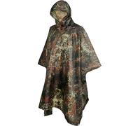 Bw Poncho Pioggia Flecktarn Ripstop Army Protezione Umidità Forze Armate contro