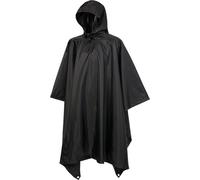 Brandit Ripstop Poncho, nero, Taglia unica