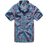 Brandit Roadstar Camicia A Quadri Maniche Corte 100% Cotone Estate Elegante