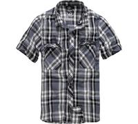 Brandit Roadstar Camicia A Quadri Maniche Corte 100% Cotone Estate Elegante
