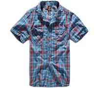 Brandit Roadstar Camicia, rosso/blu, Taglia S