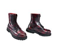 Brandit Rub off Phantom 10 Eyelett Boots, Anfibi Uomo, Burgundy Red (Rosso Bordeaux), 43 EU