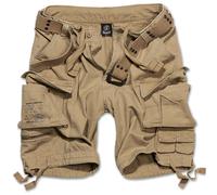 Brandit Savage Vintage Pantaloncini S-7XL Uomo Cargo Bermuda Army con Cintura