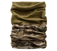 Brandit Fleece – Copricapo multifunzionale Tactical Camo verde – Taglia unica Uomo