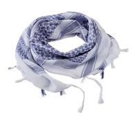 Brandit Shemag Headwear multifunzionale, bianco-blu