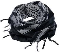 Brandit Shemag Headwear multifunzionale, Bianco/nero, Taglia unica