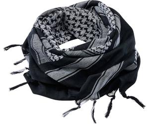 Brandit Shemag Headwear multifunzionale, Bianco/nero, Taglia unica