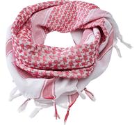 Brandit Shemag Headwear multifunzionale, bianco/rosso, Taglia unica