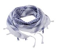 Brandit Shemag Headwear multifunzionale, bianco-blu