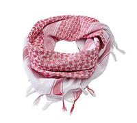 Brandit Shemag Headwear multifunzionale, bianco-rosso per maschi