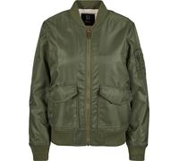 Brandit Sherpa Giacca bomberjacket femminile, oliva, Taglia L