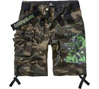 Brandit Short Iron Maiden Savage Shorts The Number Of The Beast 61051 S Camouflage