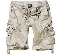 Brandit Singolo Wear - Pantaloncini cargo da uomo, classici, resistenti, in cotone lavato, leggeri, traspiranti, multi tasche, stile casual, Tempesta di sabbia, L