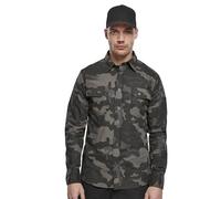 Brandit Slimfit, camicia L male Darkcamo
