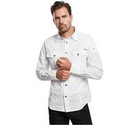 Brandit Slimfit, camicia S male Bianco