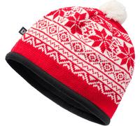 Brandit Snow Berretto, Rosso/Bianco, Taglia unica