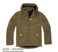 Brandit Hurricane Softshell Giacca, verde, taglia S per maschi