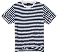 Brandit Stripe Jersey Maglietta, bianco-blu, taglia L per maschi