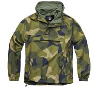 Brandit Summer Giacca a Vento Regolabile Traspirante Uomo Swedish M90 Camo