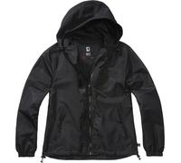 Brandit Giacca Windbreaker Summer tessile con zip frontale Donna Nero Taglia L