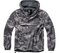 Brandit Summer Windbreaker, giacca tessile 5XL male Grigio Camo