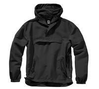 Brandit Summer Windbreaker Hoodie Felpa, nero, taglia L
