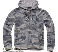 BRANDIT SWEAT HOODIE PULLOVER MILITARE FELPA CON CAPPUCCIO ESERCITO PULLOVER ...