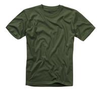 Brandit T-shirt Superiore Semplice Casuale Palestra Manica Uomo Pianura Olive