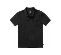 Brandit T-shirt uomo Jersey Poloshirt Jon mezza manica Nero 4XL Nero