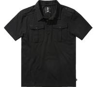 Brandit T-shirt uomo Jersey Poloshirt Jon mezza manica Nero 7XL Nero