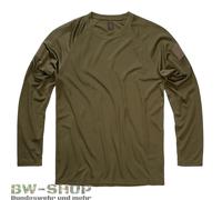 BRANDIT TACTICAL QUICKDRY SHIRT MANICA LUNGA ESERCITO T-SHIRT CAMICIA OUTDOOR...
