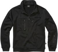 Brandit Tactical Half Zip Sweatshirt Nero L Uomo