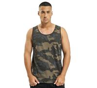Brandit Tank Top, Uomo, Darkcamo, 6XL
